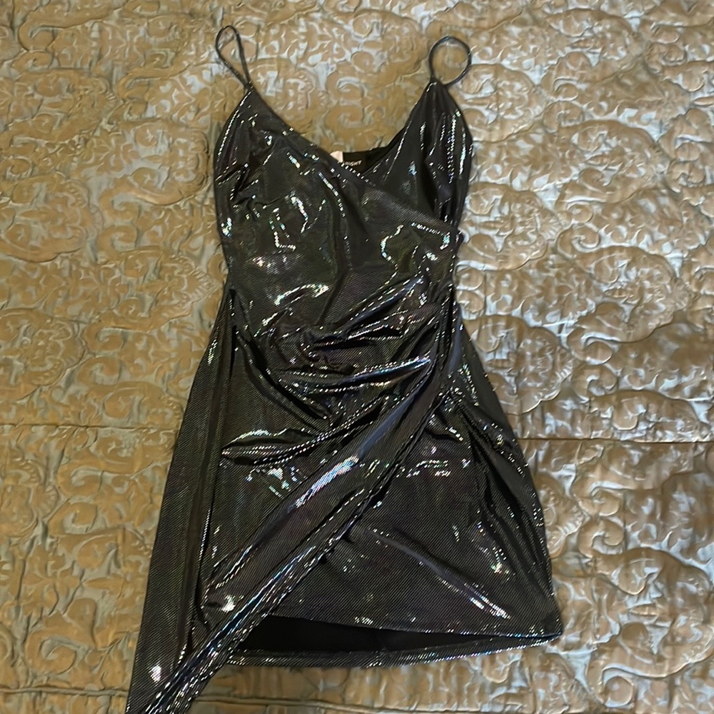 Brand new metallic party dress.